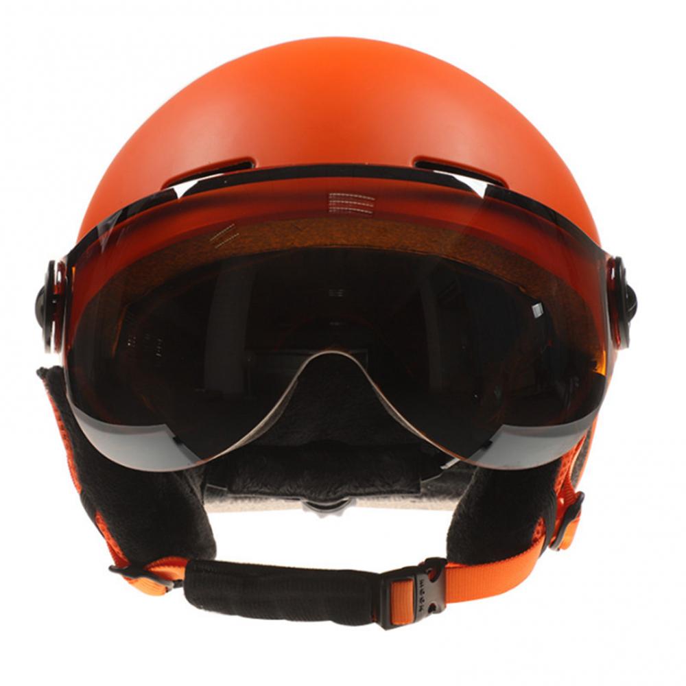남성 여성 겨울 눈 스포츠 스키 사이클링 일체형 성형 헬멧, 스포츠 안전 헬멧